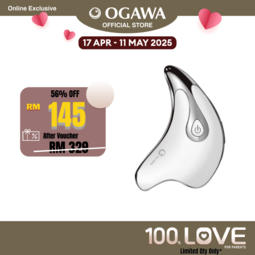 [Apply Code: 7TM12] OGAWA Unique Sheen W Facial Lifting and Massage Device With Heat*